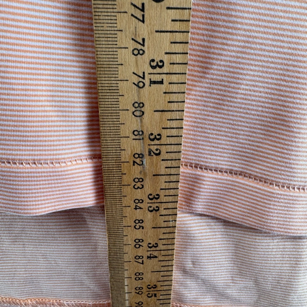 Peter Millar Polo Shirt Mens 3X Peach Striped Summer Comfort Short Sleeve Golf - Picture 7 of 8